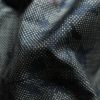 紬 しつけ糸付き 正絹 花柄 袷仕立て 紬の着物 青・紺_画像36