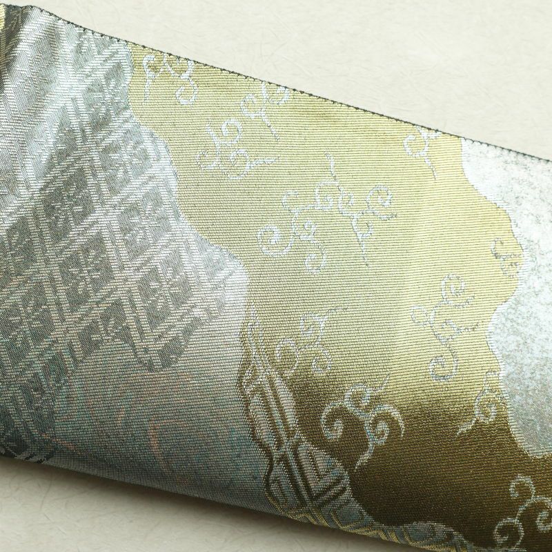 袋帯 六通柄 フォーマル用 正絹 古典柄 金・銀_画像20