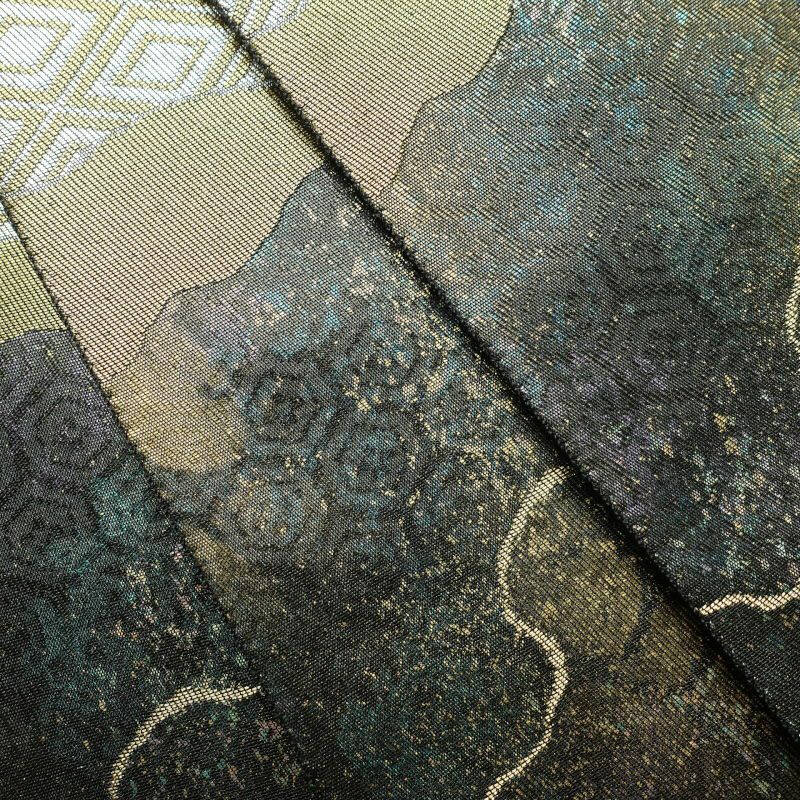 袋帯 六通柄 フォーマル用 正絹 古典柄 金・銀_画像31