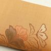 袋帯 紬 六通柄 良品 一般用 正絹 花柄 橙_画像20