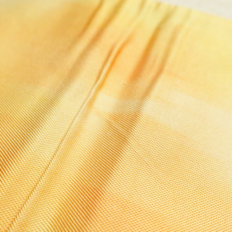 袋帯 六通柄 フォーマル用 正絹 古典柄 黄・黄土色_画像30