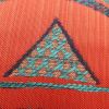 袋帯 六通柄 美品 一般用 正絹 幾何学柄・抽象柄 赤・朱_画像4