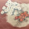 袋帯 太鼓柄 フォーマル用 正絹 花柄 小豆・エンジ_画像2