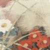 袋帯 太鼓柄 フォーマル用 正絹 花柄 小豆・エンジ_画像4