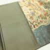 袋帯 六通柄 フォーマル用 正絹 箔 古典柄 緑・うぐいす色_画像24