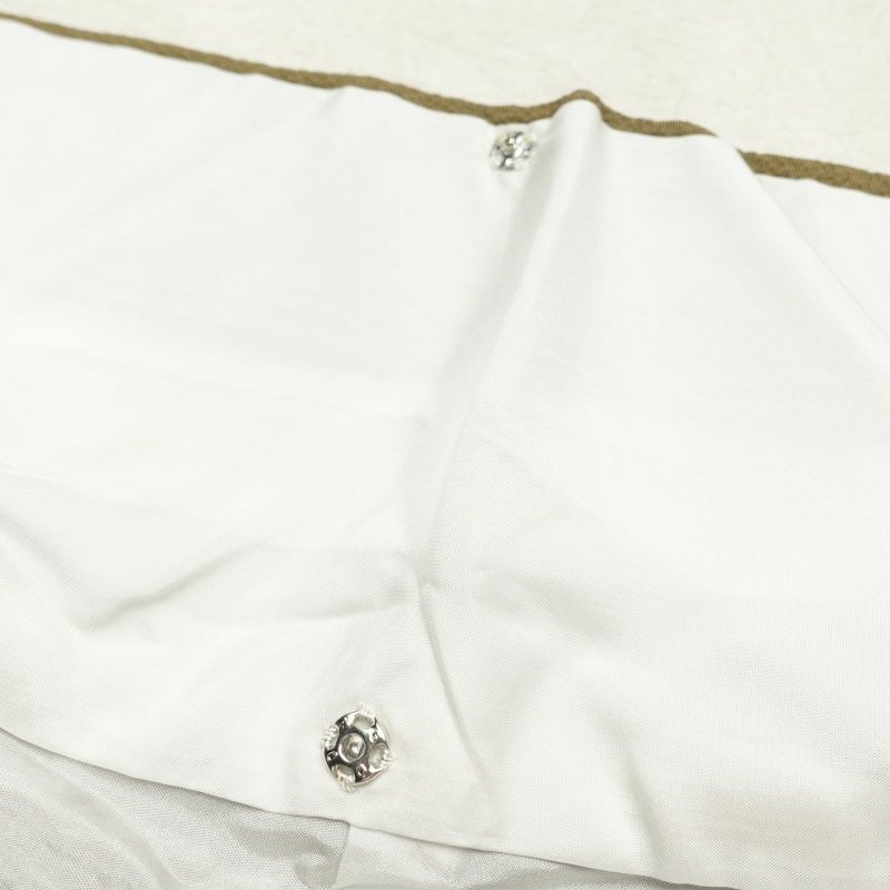 付け下げ ちりめん 金彩 正絹 人物・動物柄 袷仕立て 黄・黄土色_画像29