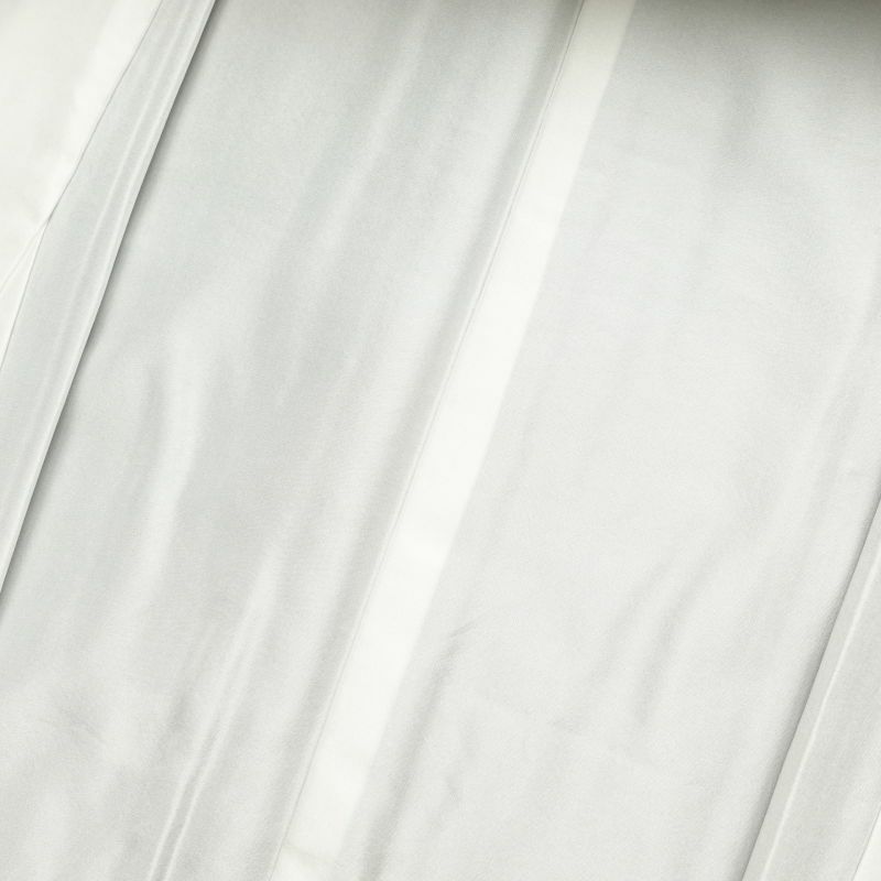 紬 美品 しつけ糸付き 紬着物 正絹 幾何学柄・抽象柄 つむぎ 袷仕立て グレー_画像25