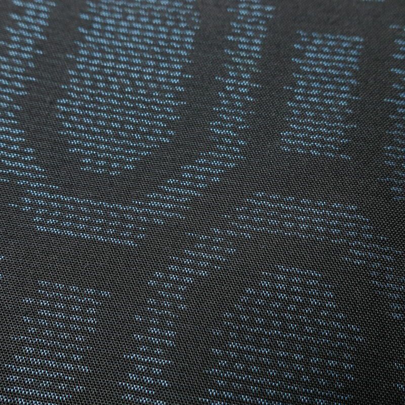 大島紬 正絹 幾何学柄・抽象柄 袷仕立て 青・紺_画像7