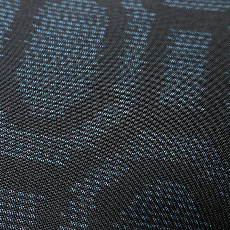 大島紬 正絹 幾何学柄・抽象柄 袷仕立て 青・紺_画像8