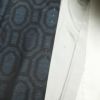 大島紬 正絹 幾何学柄・抽象柄 袷仕立て 青・紺_画像24