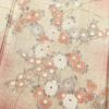 訪問着 ふくれ織 金彩 一つ紋付き 正絹 花柄 袷仕立て ピンク_画像6