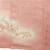 訪問着 ふくれ織 金彩 一つ紋付き 正絹 花柄 袷仕立て ピンク_画像14