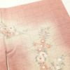 訪問着 ふくれ織 金彩 一つ紋付き 正絹 花柄 袷仕立て ピンク_画像15