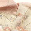 訪問着 ふくれ織 金彩 一つ紋付き 正絹 花柄 袷仕立て ピンク_画像22
