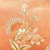 袋帯 太鼓柄 フォーマル用 正絹 木の葉・植物柄 橙_画像3