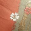 袋帯 六通柄 フォーマル用 正絹 花柄 小豆・エンジ_画像7