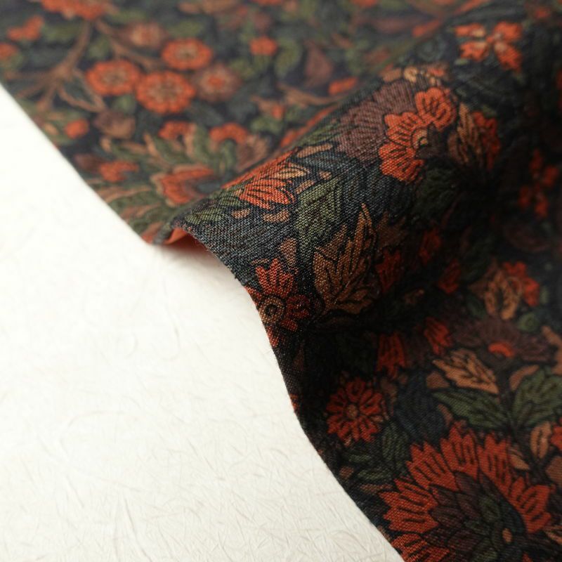 小紋 美品 紬地 正絹 幾何学柄・抽象柄 袷仕立て 紫・藤色_画像13