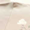 付け下げ しつけ糸付き 縮緬 刺繍 正絹 花柄 袷仕立て ピンク_画像28