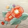 名古屋帯 刺繍 太鼓柄 良品 正絹 花柄 名古屋仕立て 多色使い_画像3