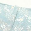 小紋 縮緬 正絹 木の葉・植物柄 袷仕立て 青・紺_画像16