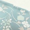 小紋 縮緬 正絹 木の葉・植物柄 袷仕立て 青・紺_画像20