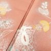 付け下げ 正絹 刺繍 付下 花柄 袷仕立て 小豆・エンジ_画像9