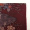 小紋 縮緬 正絹 箔 古典柄 袷仕立て 紫・藤色_画像15