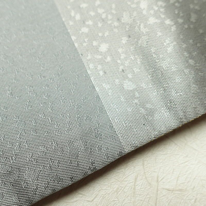 袋帯 太鼓柄 フォーマル用 正絹 幾何学柄・抽象柄 グレー_画像26