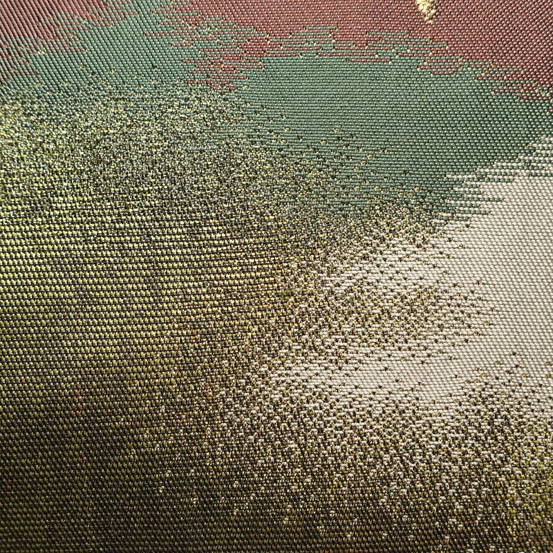 袋帯 六通柄 フォーマル用 正絹 古典柄 緑・うぐいす色_画像8