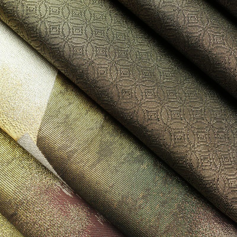 袋帯 六通柄 フォーマル用 正絹 古典柄 緑・うぐいす色_画像28