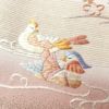 付け下げ 正絹 金彩 附下 刺繍 古典柄 袷仕立て ピンク_画像9