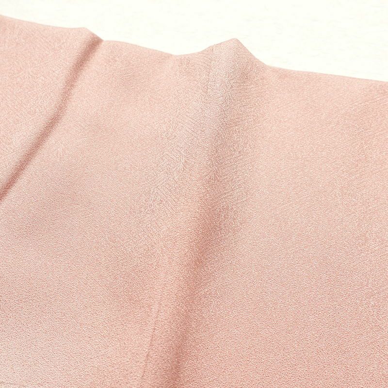 付け下げ 正絹 金彩 附下 刺繍 古典柄 袷仕立て ピンク_画像20