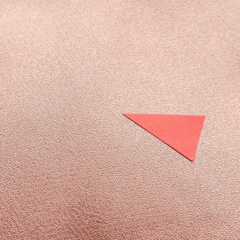 付け下げ 正絹 金彩 附下 刺繍 古典柄 袷仕立て ピンク_画像23