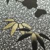 訪問着 正絹 箔 着物 木の葉・植物柄 袷仕立て グレー_画像18