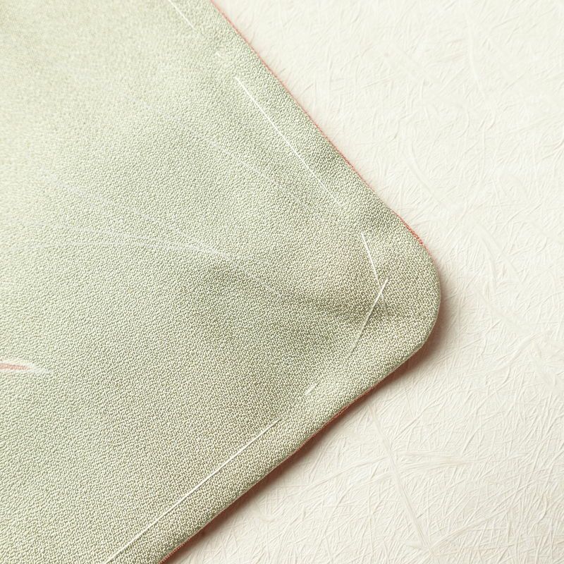 訪問着 良品 しつけ糸付き 正絹 古典柄 袷仕立て ピンク_画像23