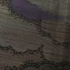 紬 正絹 雲柄 紬着物 つむぎ 袷仕立て 紫・藤色_画像7