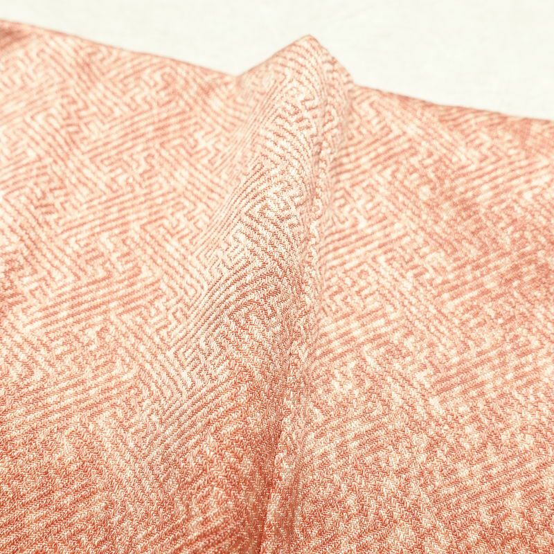 訪問着 良品 正絹 刺繍 金彩 古典柄 袷仕立て 橙_画像24