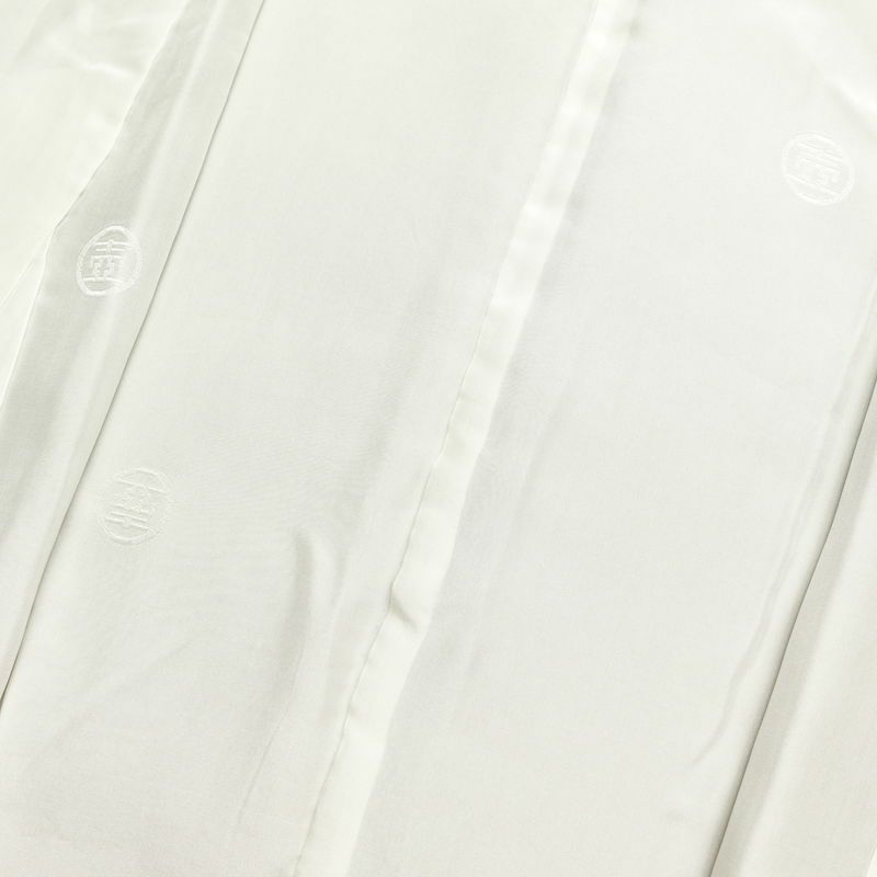 付け下げ 良品 絞り 箔 刺繍 正絹 木の葉・植物柄 袷仕立て 黄・黄土色_画像30