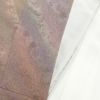 小紋 美品 徳川蒔絵 正絹 ぼかし 木の葉・植物柄 袷仕立て 紫・藤色_画像23