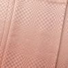 色無地 美品 しつけ糸付き 一つ紋付き 正絹 チェック・格子柄 袷仕立て ピンク_画像6