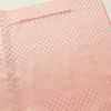 色無地 美品 しつけ糸付き 一つ紋付き 正絹 チェック・格子柄 袷仕立て ピンク_画像14