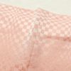 色無地 美品 しつけ糸付き 一つ紋付き 正絹 チェック・格子柄 袷仕立て ピンク_画像19