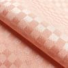 色無地 美品 しつけ糸付き 一つ紋付き 正絹 チェック・格子柄 袷仕立て ピンク_画像26