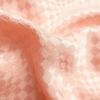 色無地 美品 しつけ糸付き 一つ紋付き 正絹 チェック・格子柄 袷仕立て ピンク_画像28