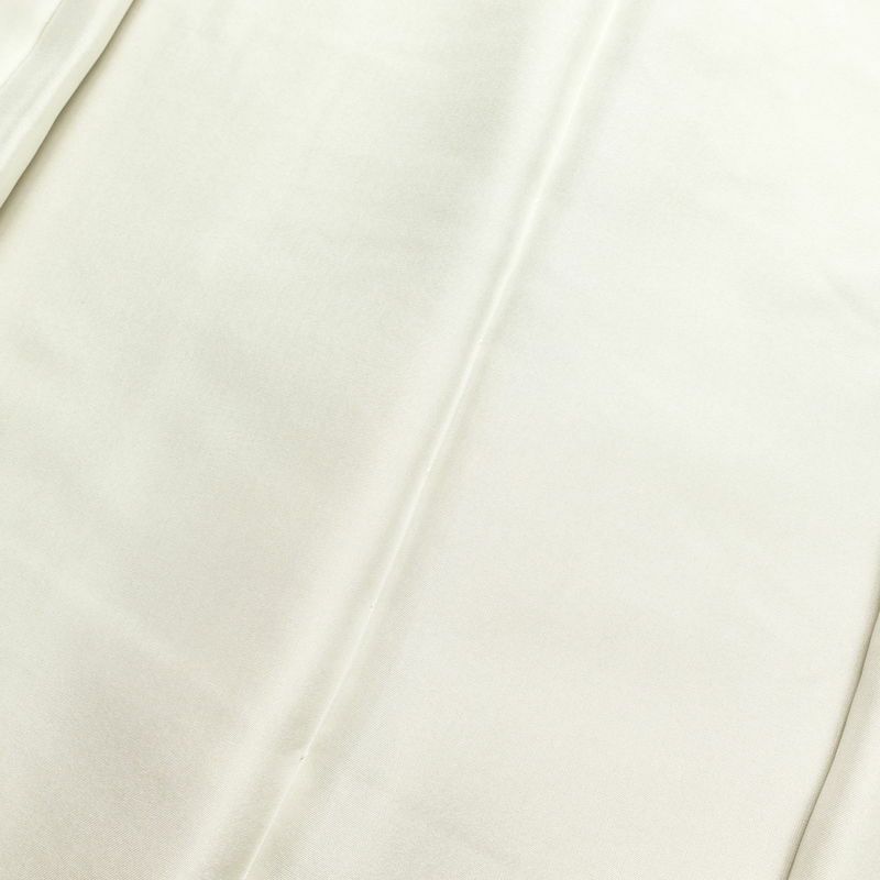 付け下げ 良品 正絹 刺繍 花柄 附下 身丈159cm 裄丈62.5cm 袷仕立て 黄・黄土色_画像28