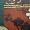 袋帯 六通柄 美品 一般用 正絹 花柄 緑・うぐいす色_画像3