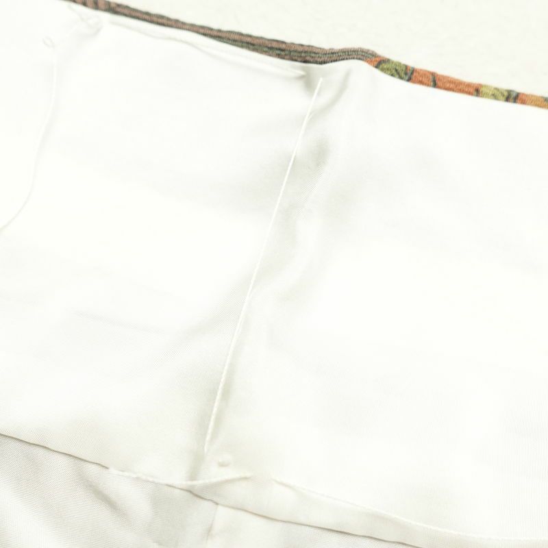 小紋 細合俊男 縮緬 総柄 着物 正絹 身丈162cm 裄丈66cm 古典柄 袷仕立て 多色使い_画像23