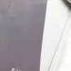 小紋 縮緬 正絹 着物 花柄 袷仕立て 身丈161.5cm 裄丈64.5cm 紫・藤色_画像24