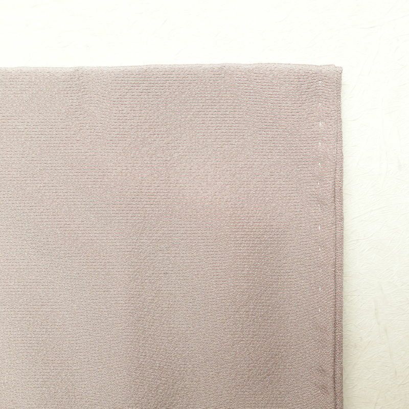 訪問着 一つ紋付き 縮緬 正絹 箔 風景柄 身丈156cm 裄丈63cm 共八掛 袷仕立て 紫・藤色_画像22