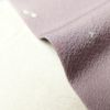小紋 縮緬 正絹 着物 花柄 袷仕立て 身丈158cm 裄丈66.5cm 紫・藤色_画像11